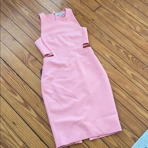 Elizabeth and James Pink Cut Out Dress